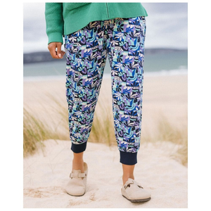 Womens Day Dream Trousers (Mountain Foliage Purple)