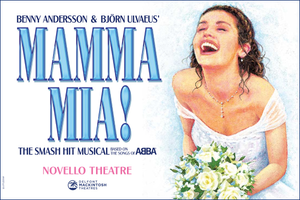 Mamma Mia ticket and On Stage Photo Op