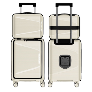 4FLY Linea Lux Handgepäck M + Kosmetiktasche (2er Set)
