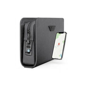 4FLY Smart Bag - Smarte Handgelenktasche aus Echtleder mit Fingerabdruck-Schloss & GPS