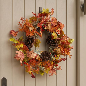 Autumn Maple Pumpkin Wreath
