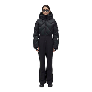 Damen Stratus Hybrid Skianzug (Schwarz)