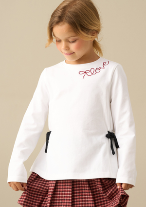 Betsy Gathered Waist Long Sleeved Top