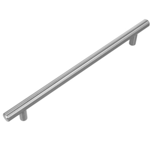 Brushed Nickel Steel Furniture Handle 128mm Modern Cabinet Drawer Pull