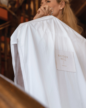 Long Organic Cotton Hanging Bag