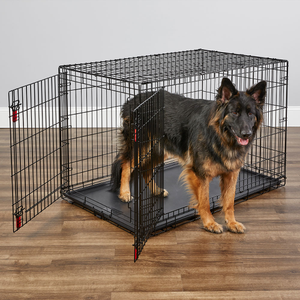 MIDWEST &amp; KONG Double Door Training Crate - 48 Inch : 124 CM