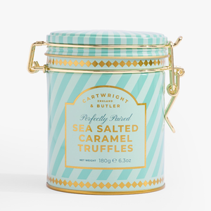 Sea Salted Carmel Truffles in Tin