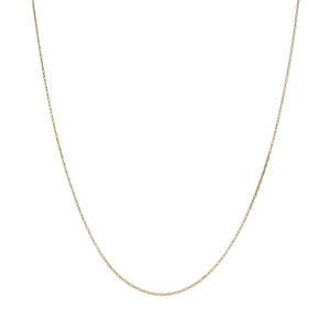 Pre-Owned 9ct Yellow Gold 18" P.O.W Twist Link Chain Necklace