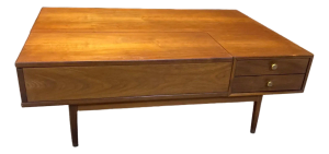 1960s A Lovely Walnut Coffee Table Designed by Kip Stewart as Part of the Drexel Declaration Group