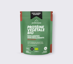 Protéine végétale BIO au cacao - Gamme sans sucres ajoutés