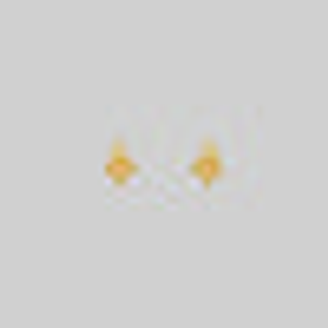 THORA. Tiny Ivy Stud Earrings - Gold - Gold / Pair