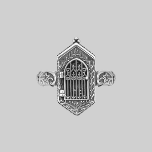 MARION. Remembrance Iron Gate Ring - Silver - Silver / Small