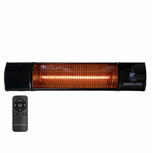 2.4KW Infrared Outdoor Patio Heater WiFi and Remote Controllable IP65
