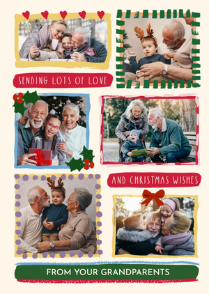Moonpig Sending Lots Of Love Photo Upload Christmas Card