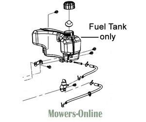 Cobra DG600 DG600V Engine Fuel Tank 25800100303