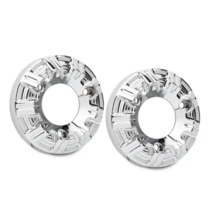 Arlen Ness 10 Gauge Exhaust Tip Covers In Chrome Finish For 2015-2022 Indian Scout Models (I-1107)