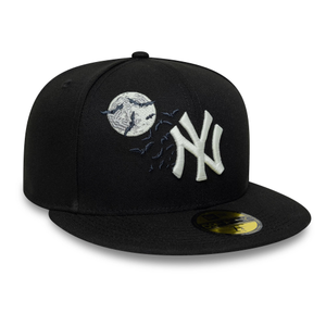 New York Yankees MLB Bats Black 59FIFTY Fitted Cap