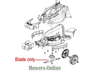 Cobra Blade GTRM34 13" Electric Lawnmower 1408205