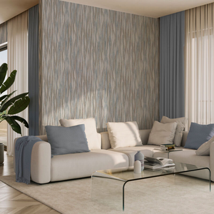 Belgravia Decor Fabiano Texture Blue Metallic Wallpaper – 2402