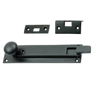 Cranked Locking Bolt 205mm x 39mm - Matt Black 