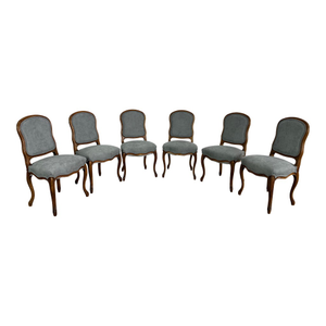 Vintage French Louis XV Dining Chairs – Set of 6