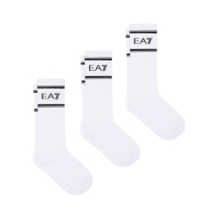 EA7 Dynamic x 3 Socks - White