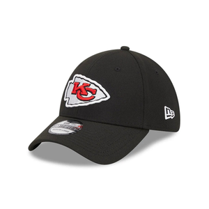 Kansas City Chiefs NFL Evergreen Black 39THIRTY Stretch Fit Cap