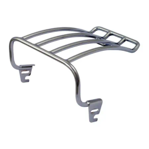 DOSS Chrome Luggage Rack For 00-05 FXST & 00-06 FLST Models (Excl. FXDWG) (150 Tire Models) (28-024)