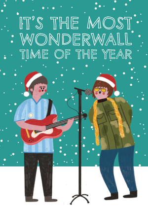 Moonpig Abigolucky Designs It's The Most Wonderwall Time Of The Year Christmas Card