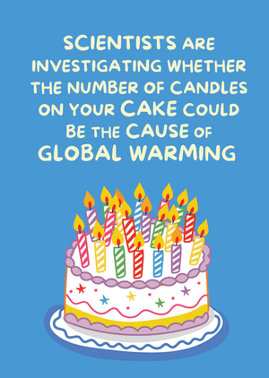 Moonpig The Number Of Candles On Your Cake Birthday Card
