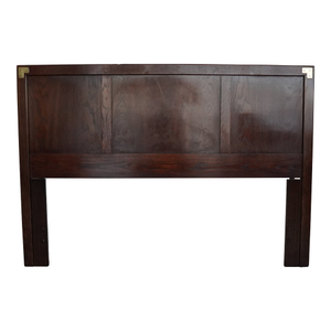 Vintage Henredon Campaign-Style Queen Headboard