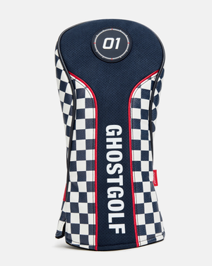 Driver RALLY HEADCOVER - NAVY/WHITE
