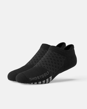 L/XL GHOSTGOLF™ PERFORMANCE GOLF SOCK (BLK)