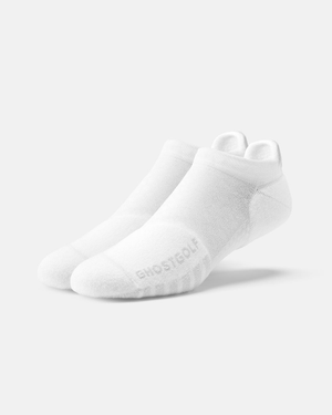 White / L/XL GHOSTGOLF™ PERFORMANCE GOLF SOCK (WHT)