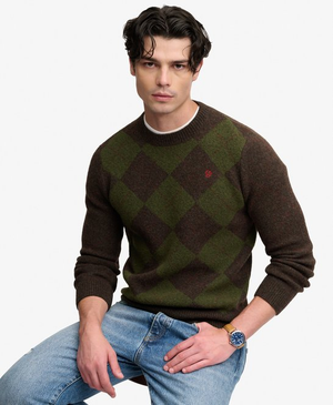 Argyle Trui Relaxed Pasvorm