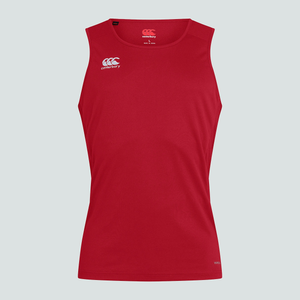 Mens Club Dry Singlet Red