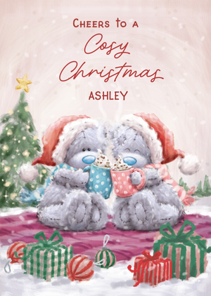 Tatty Teddy Bears Cheers To A Cosy Christmas Card